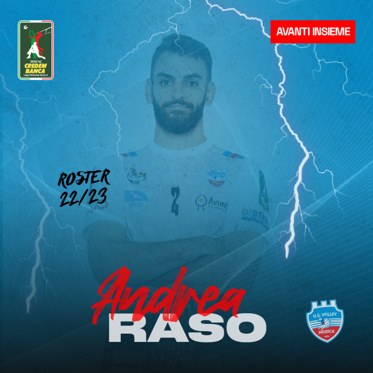 Avimecc Volley Modica, conferma per Andrea Raso